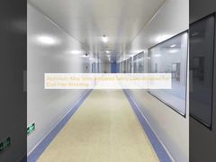 Jendela Kaca Pengaman Tempered 5mm Paduan Aluminium Untuk Bengkel Bebas Debu