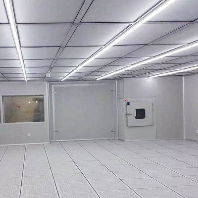 Lantai Tinggi HEPA Filter ISO Kamar Bersih 0.3um Bebas Debu Mikro